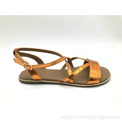 Lucas women metallic pu fashion sandal